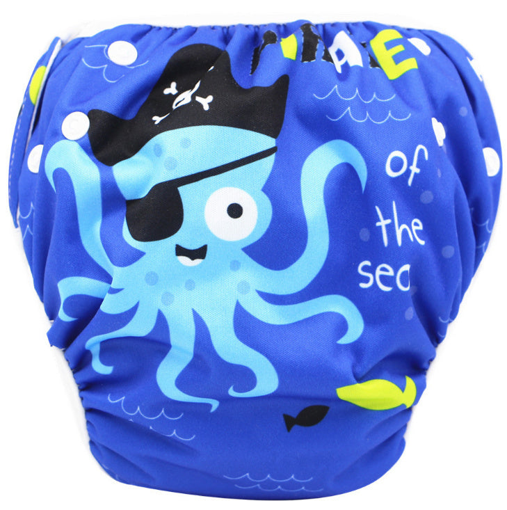 Children cartoon swimming trunks