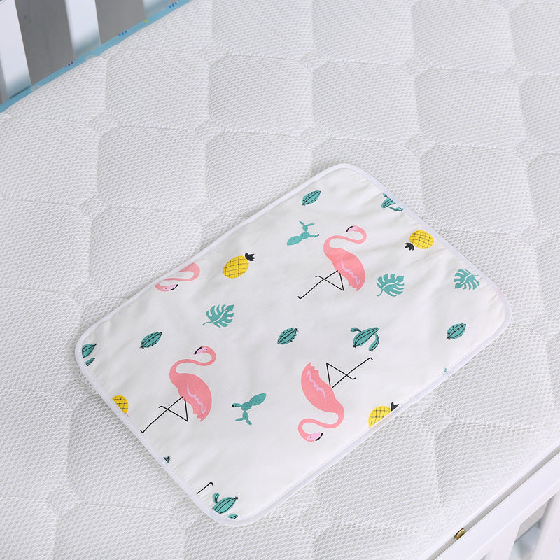 Baby cotton portable diaper changing pad