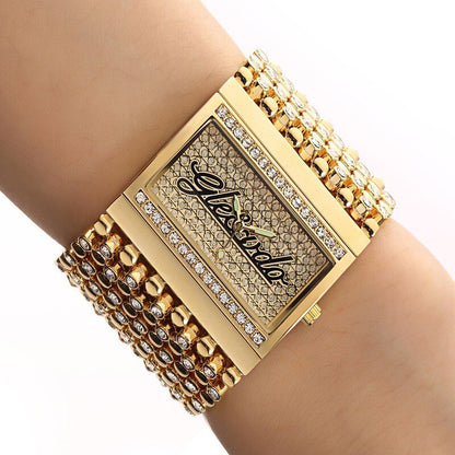 Neue G    D Uhr    Frauen Quarz Analog Casual Uhr Gold Uhr Quarz Einfache Uhr Relogio Feminino Reloj Mujer Montre
