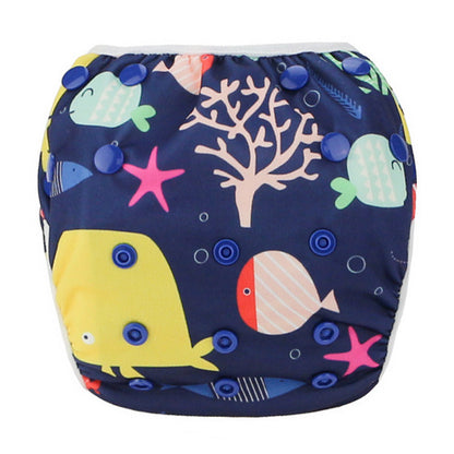 Children cartoon swimming trunks