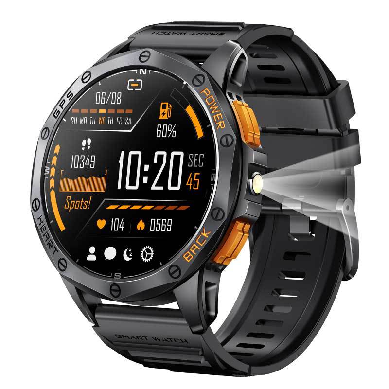 K67 Bluetooth Calling Compass AMOLED Smart Watch