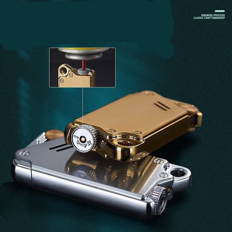 Electroplated Laser Sculpted Windproof Lighter