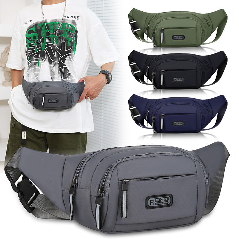 Men's Multifunctional Waist Bag Wear-resistant Waterproof Crossbody Bags